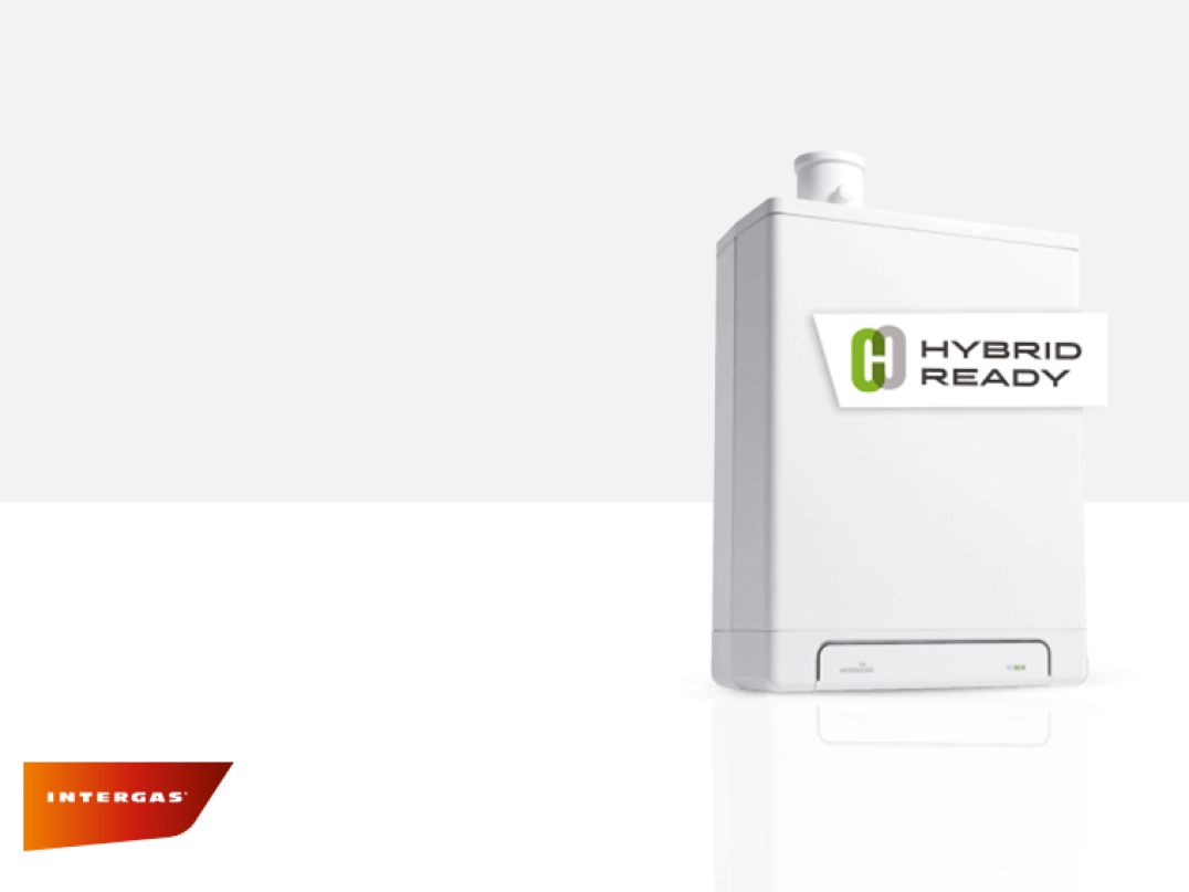 Een cv-ketel van het merk Intergas