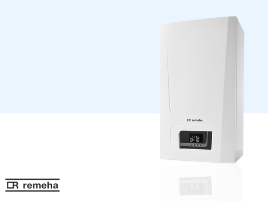 Een cv-ketel van het merk Remeha