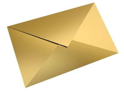Gouden envelop