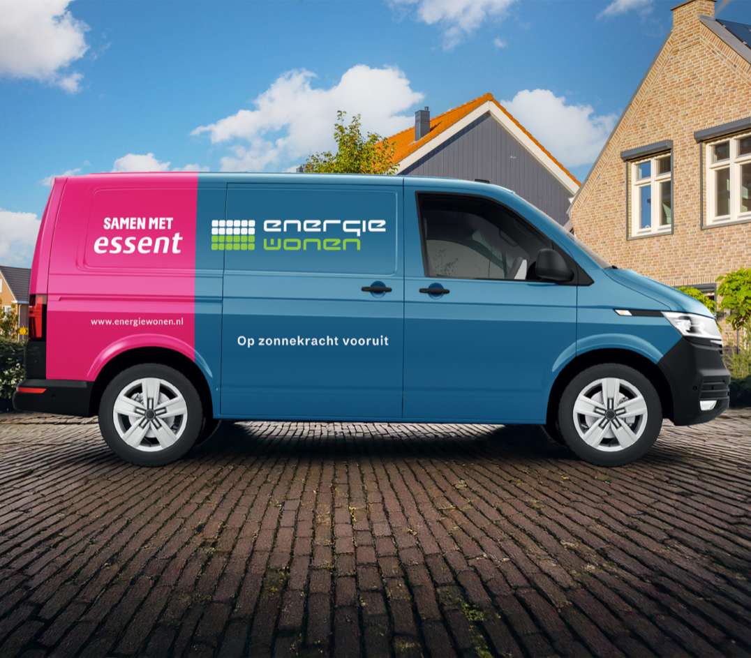 Bus van Essent en Energiewonen