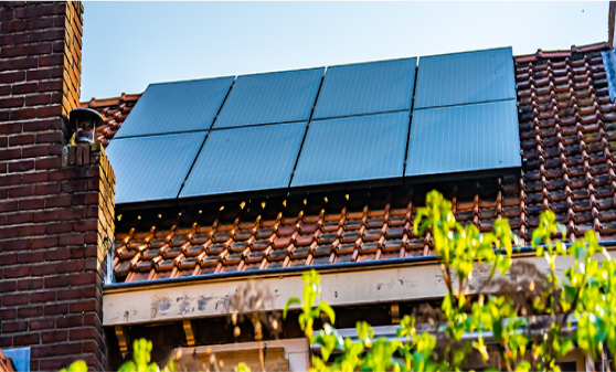 Zonnepanelen op de dak