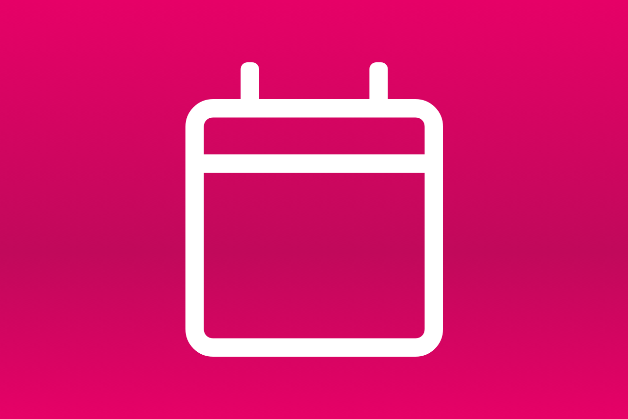 Icoon van een kalender