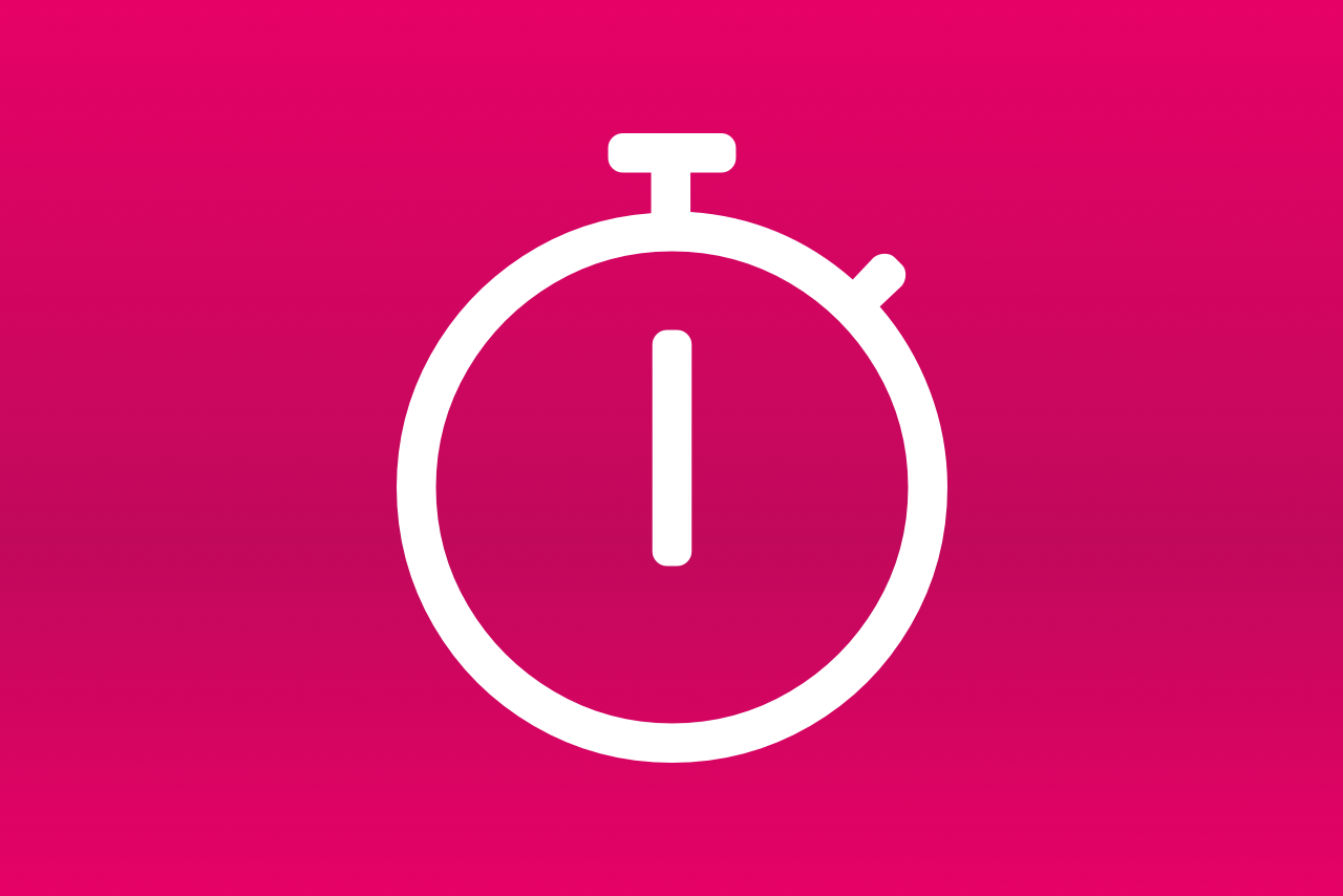 Een icoon van een klok